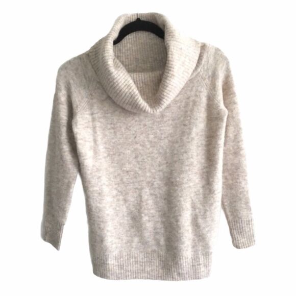 ARITZIA Wilfred Faretta Cowl Neck Off Shoulder Wool Alpaca Sweater XS - Picture 1 of 15